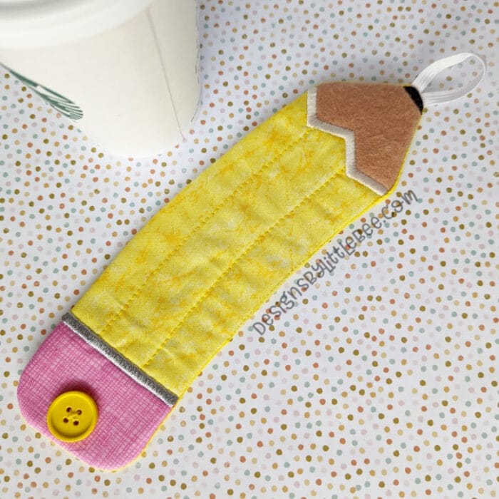 Pencil Coffee Wrap / Sleeve - Image 2