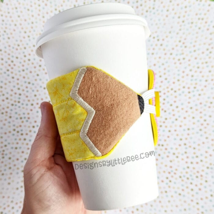 Pencil Coffee Wrap / Sleeve