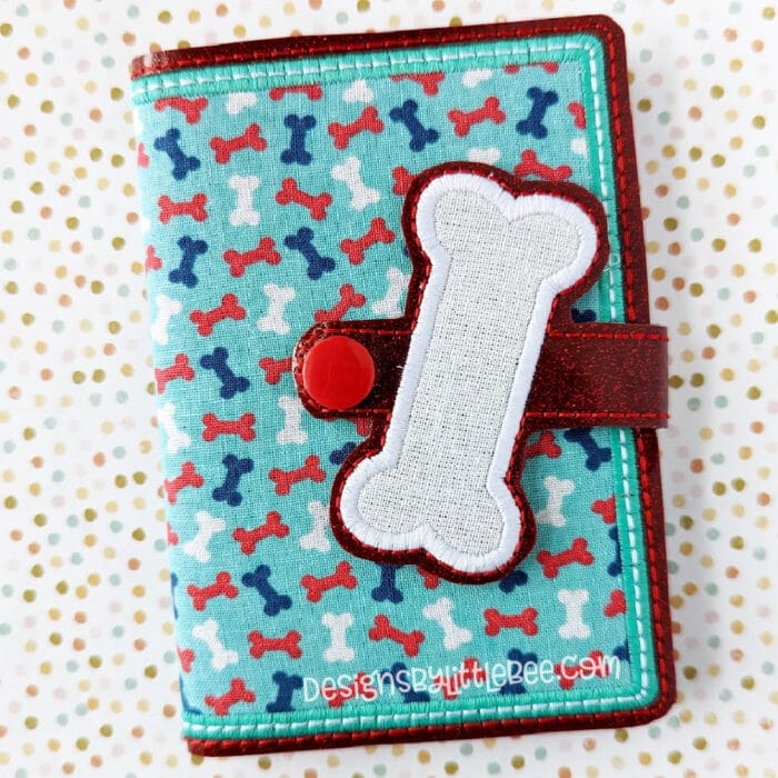 Bone Mini Composition Book Snap Cover