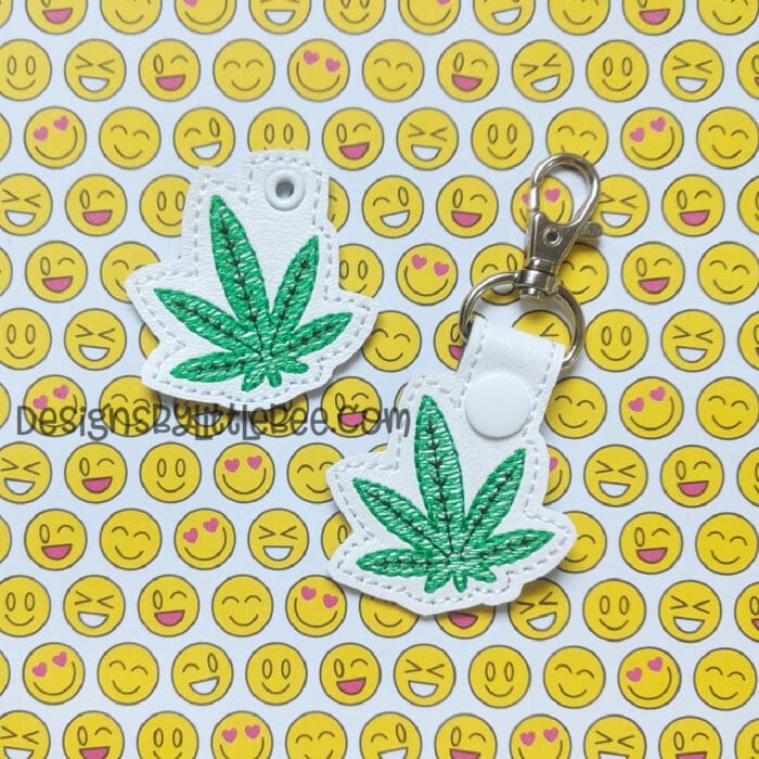 Leaf Snap Tab & Eyelet Key Fobs (Censored - Adult) - Image 2