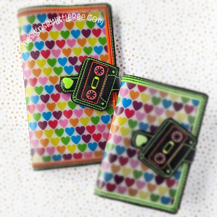 Cassette Tape Pocket Calendar Cover
