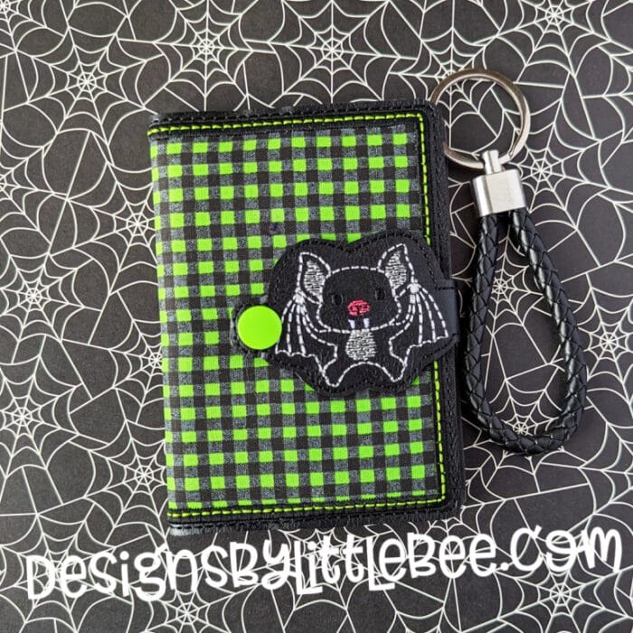 Bat Mini Composition Book Snap Cover