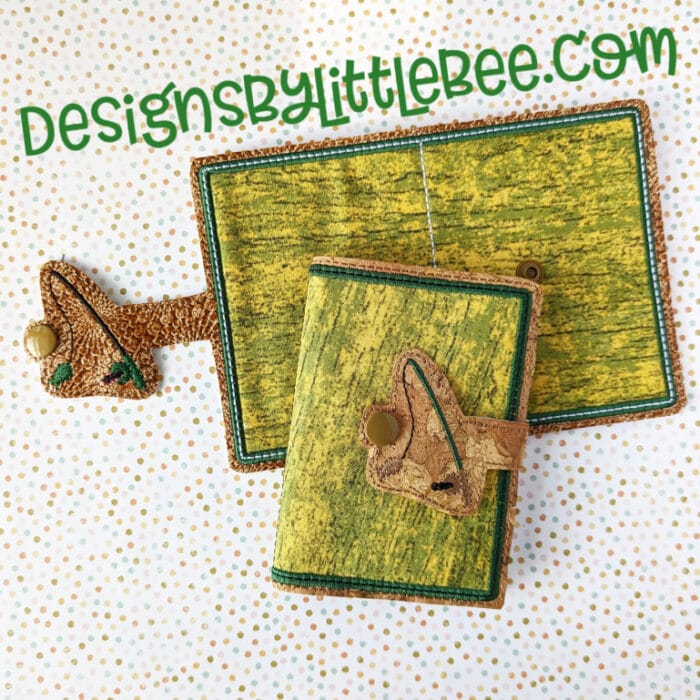 Fishing Mini Composition Book Snap Cover