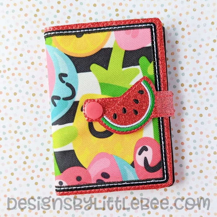 Watermelon Mini Composition Book Snap Cover