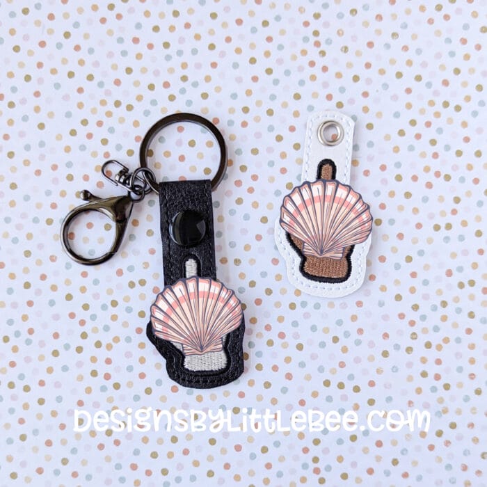 Middle Finger Snap Tab & Eyelet Key Fob