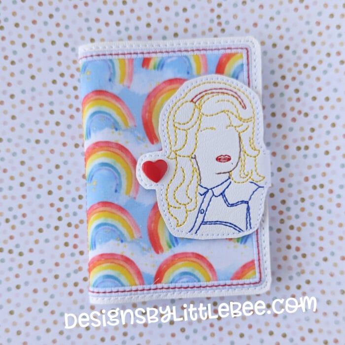 Dolly Sketch Mini Composition Book Snap Cover