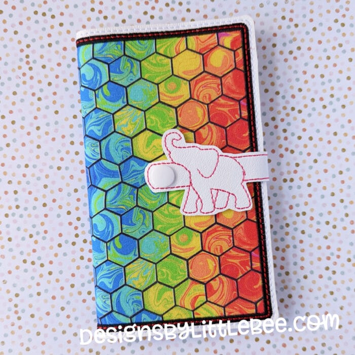 Elephant Silhouette Pocket Calendar Cover