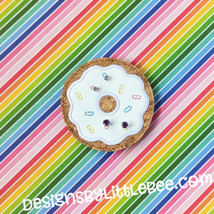 Donut Travel Jewelry Tag