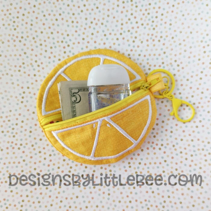 Citrus Zipper Bag