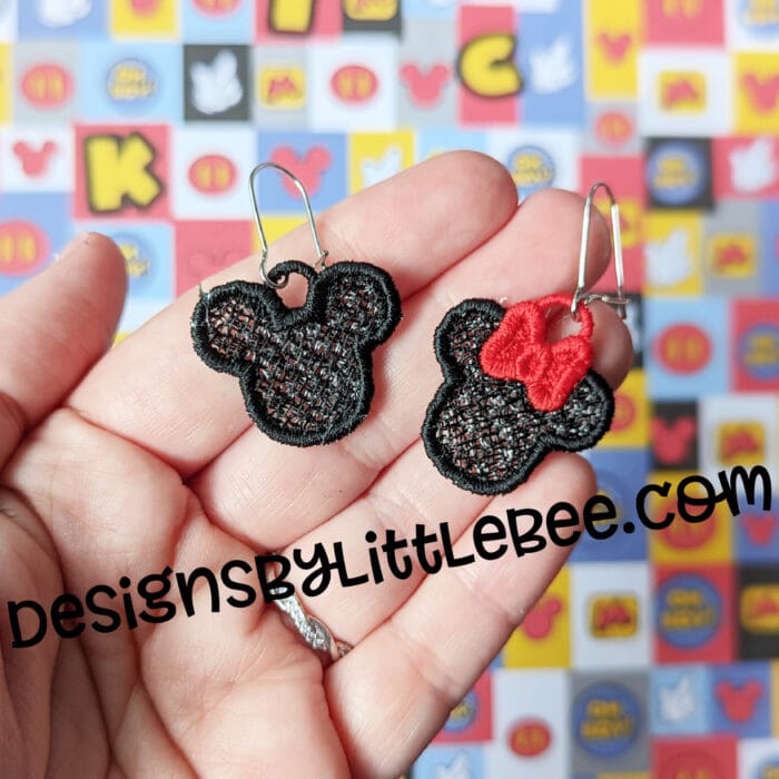 Mouse FSL Earrings