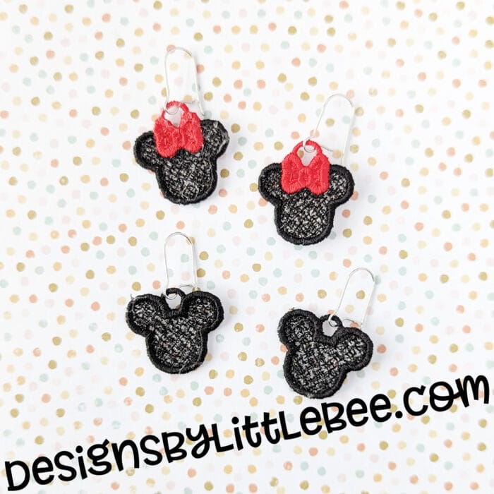 Mouse FSL Earrings - Image 2