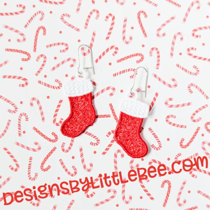 Stocking FSL Earrings