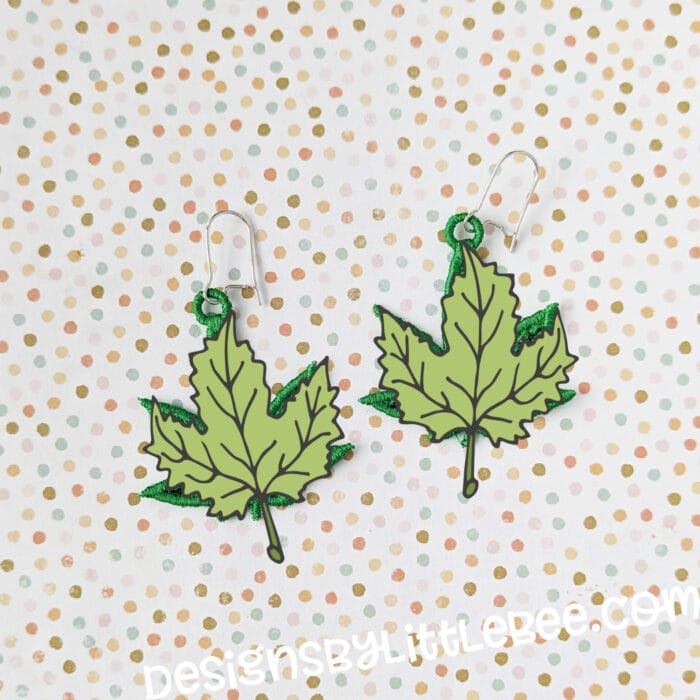 Leaf FSL Earrings