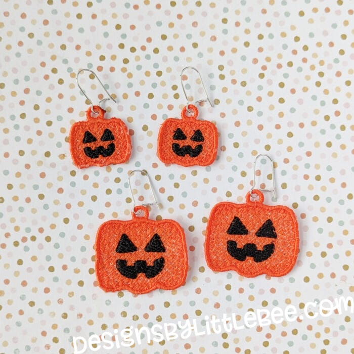 Jack-O-Lantern FSL Earrings