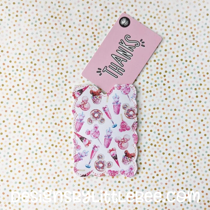 Scalloped Gift Card Holder