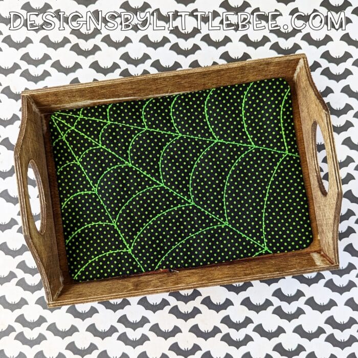 Spider Web Mug Rug