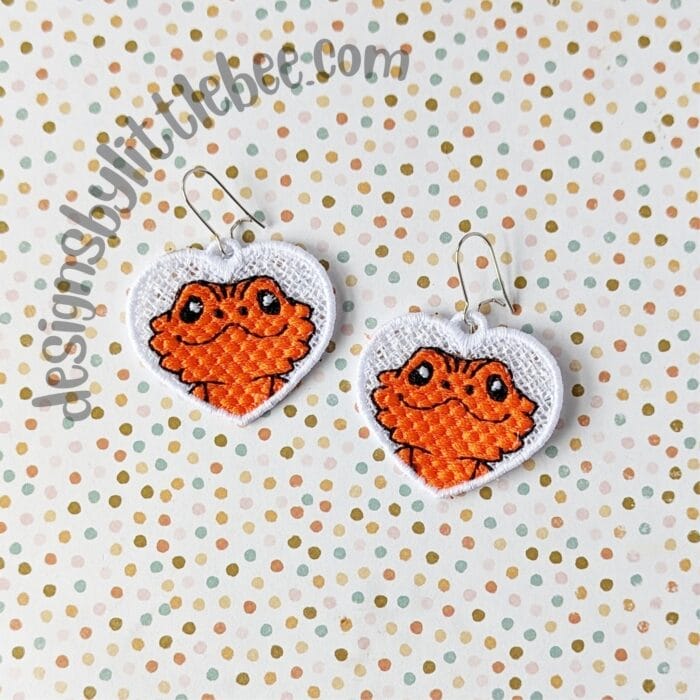 Bearded Dragon FSL Earrings Set