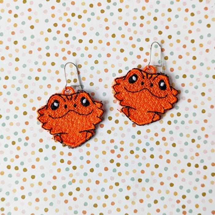 Bearded Dragon FSL Earrings Set - Image 2
