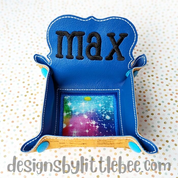 Quatrefoil ITH Trinket Tray