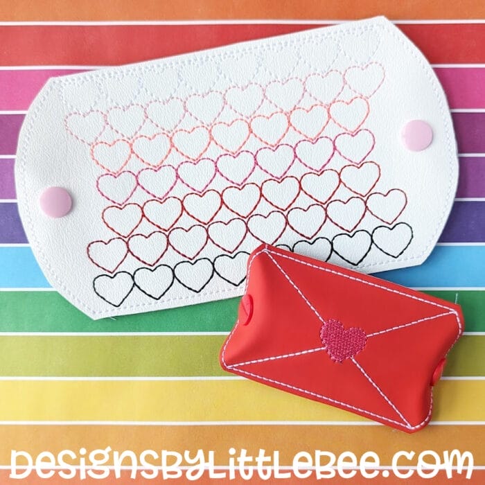Heart Snap Envelope