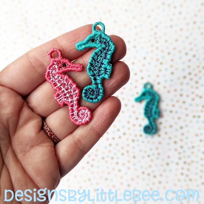 Seahorse FSL Earrings