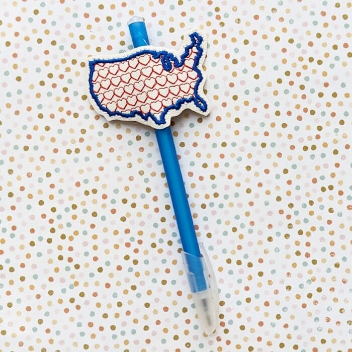 Motif USA Feltie and Pen / Pencil Hugger