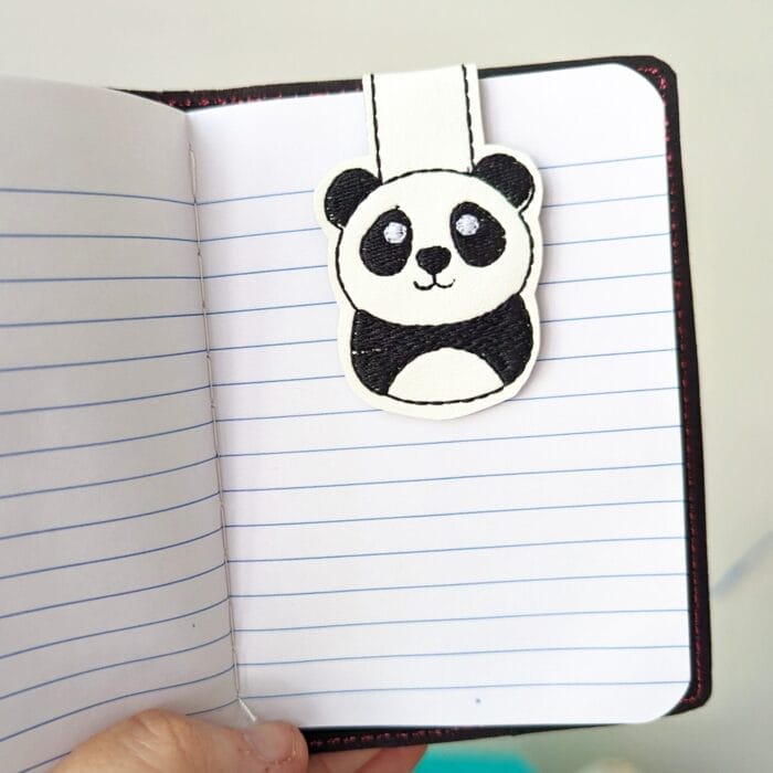 Pudgy Panda Foldover Magnetic Bookmark