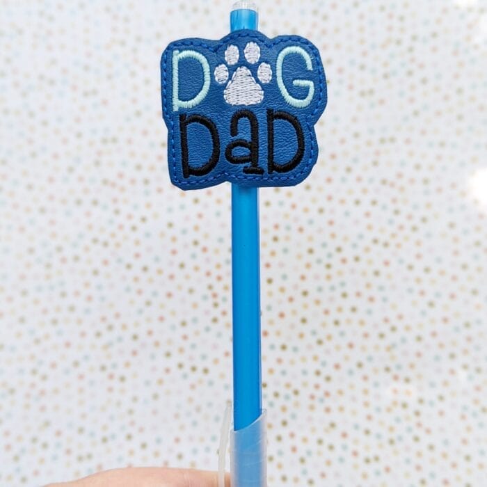 Dog Dad Feltie and Pen / Pencil Hugger