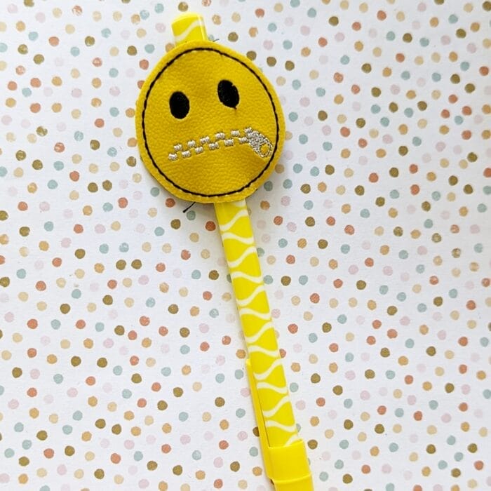 Zipper Mouth Feltie and Pen / Pencil Hugger