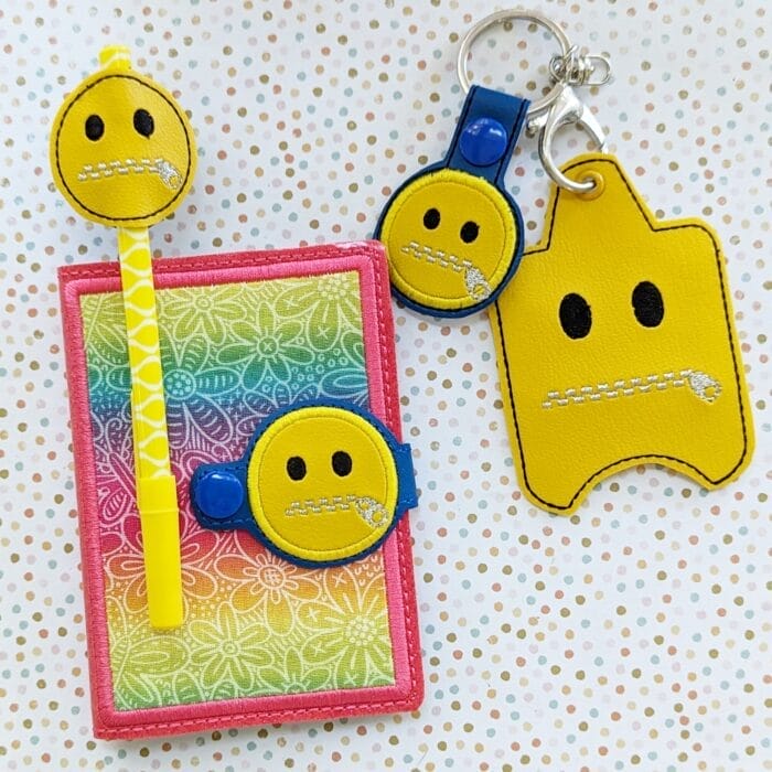 Zipper Mouth ITH Design Set