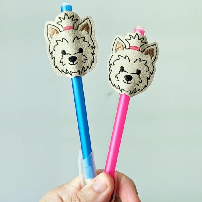 Yorkie Feltie and Pen / Pencil Hugger