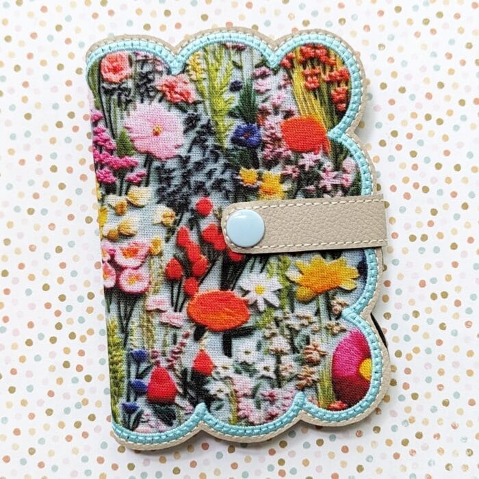 Scalloped Mini Composition Book Snap Cover - 6x10+ ONLY