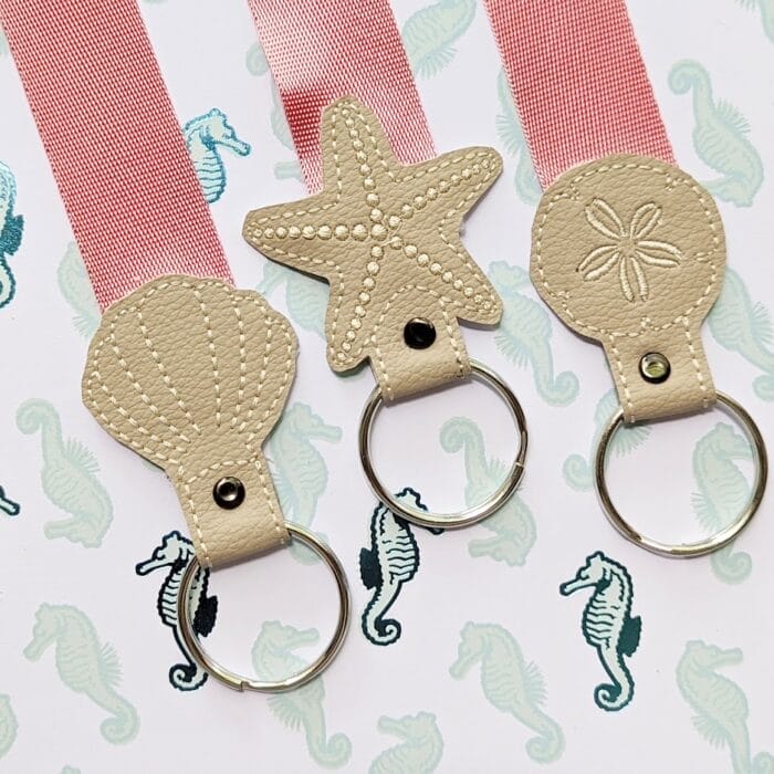 Ocean Riveted Purse Strap Ends