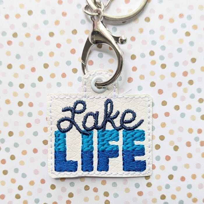 Lake Life Snap Tab & Eyelet Key Fob - Image 2