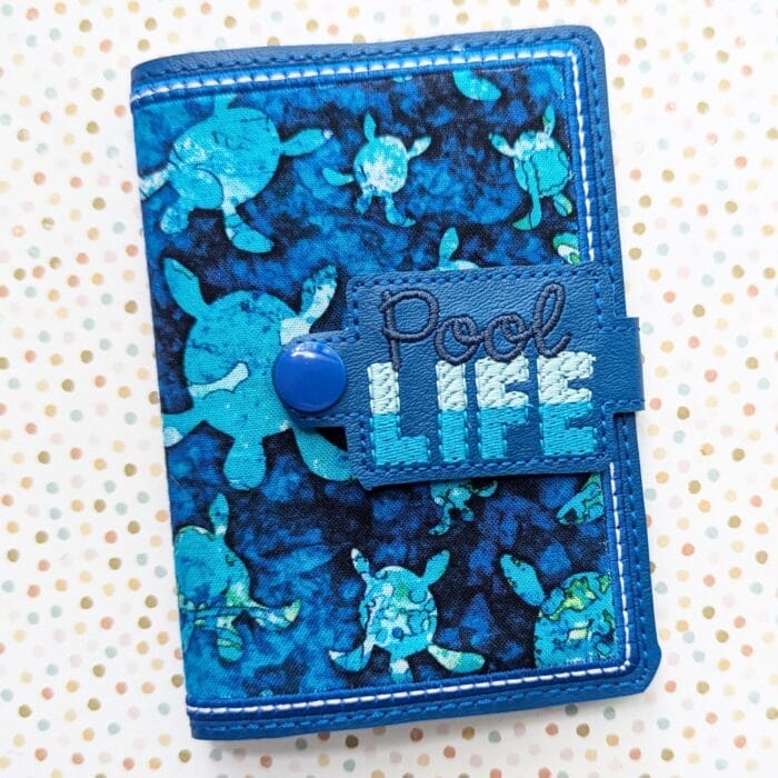 Pool Life Mini Composition Book Snap Cover