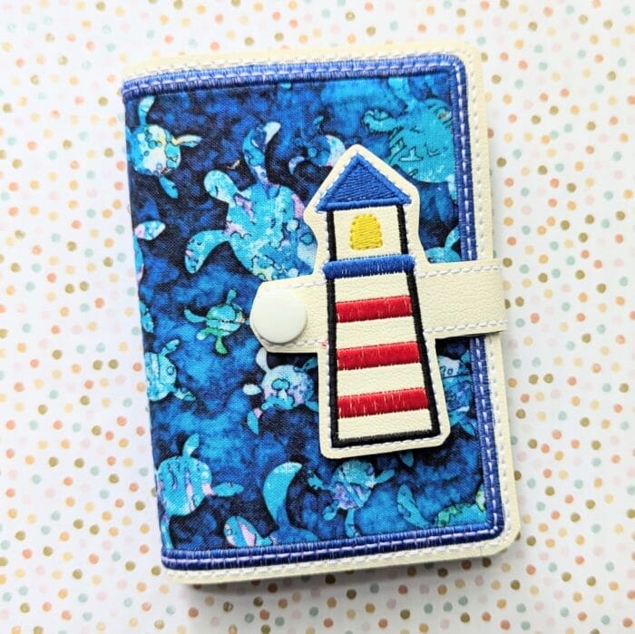 Lighthouse Mini Composition Book Snap Cover
