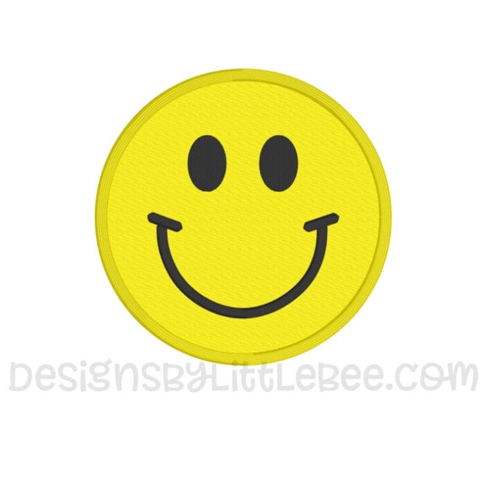 Smile Embroidery / Applique Design