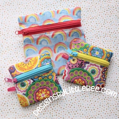 Zipper Bags / Projects - Designs by Little Bee