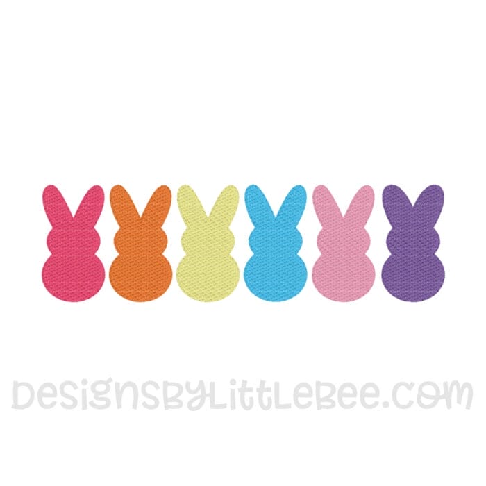 Bunny Sketch Fill Embroidery Design