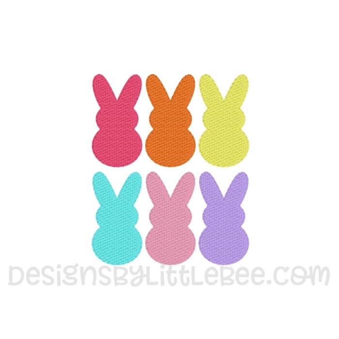 Bunny Sketch Fill Embroidery Design - Image 2