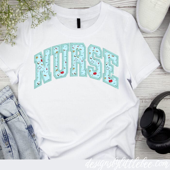 NURSE - Curved Applique